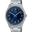Casio Men's Analog Watch MTP-V005D-2B4 Silver Stainless Steel Watch