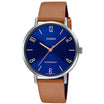 Casio LTP-VT01L-2B2 Leather Strap Woman Watch
