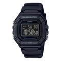 Casio Standard Digital Black Rubber  W-218H-1B