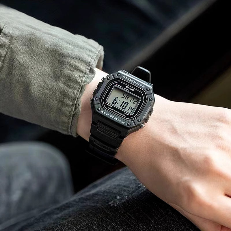 Casio men watch W-218H-1AV Casio men watch W-218H-1AV