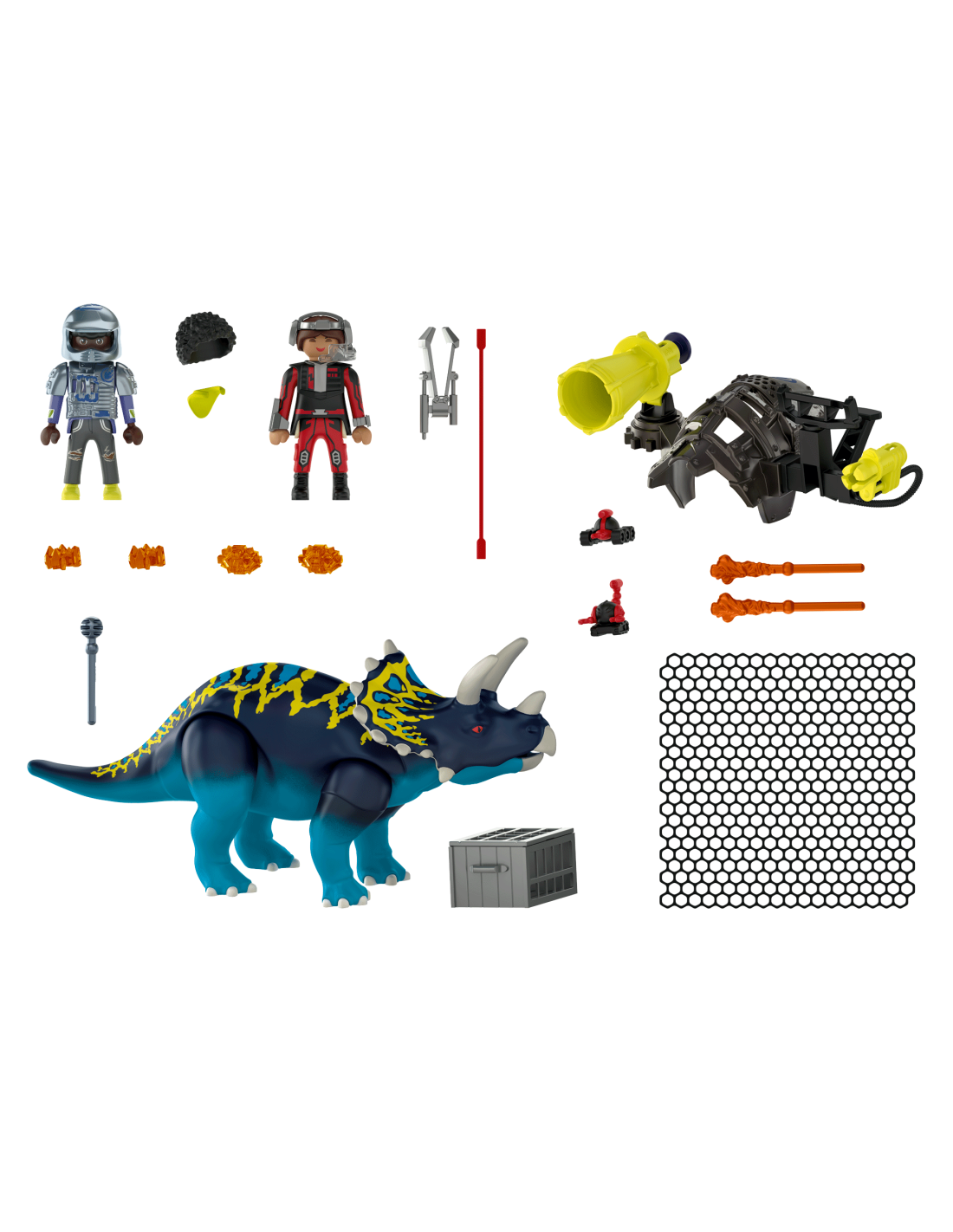 Playmobil Dino Rise Triceratops Battle for the Legendary Stones