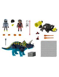 Playmobil Dino Rise Triceratops Battle for the Legendary Stones