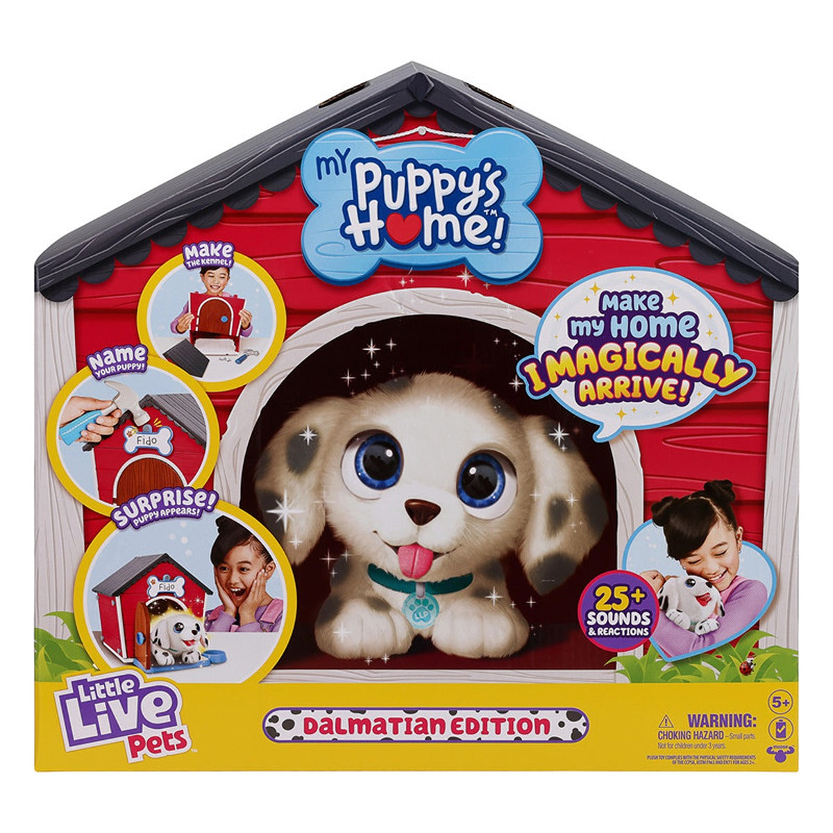 Moose Little Live Pets – Dalmatian Puppy Flat Pack | Heart/Paw Design Moose Little Live Pets – Dalmatian Puppy Flat Pack | Heart/Paw Design