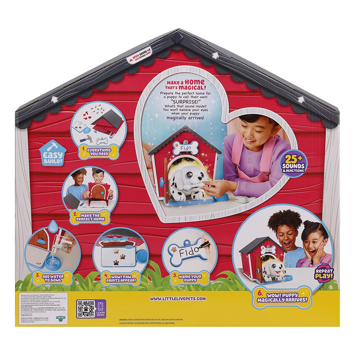 Moose Little Live Pets – Dalmatian Puppy Flat Pack | Heart/Paw Design Moose Little Live Pets – Dalmatian Puppy Flat Pack | Heart/Paw Design