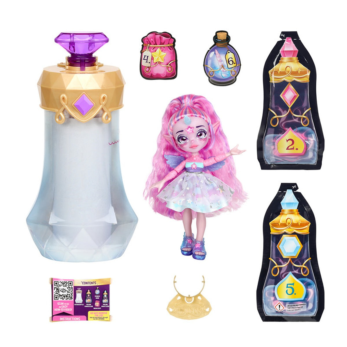 Moose Magic Mixies Pixlings - Unia the Unicorn Doll | Magical Potion Reveal