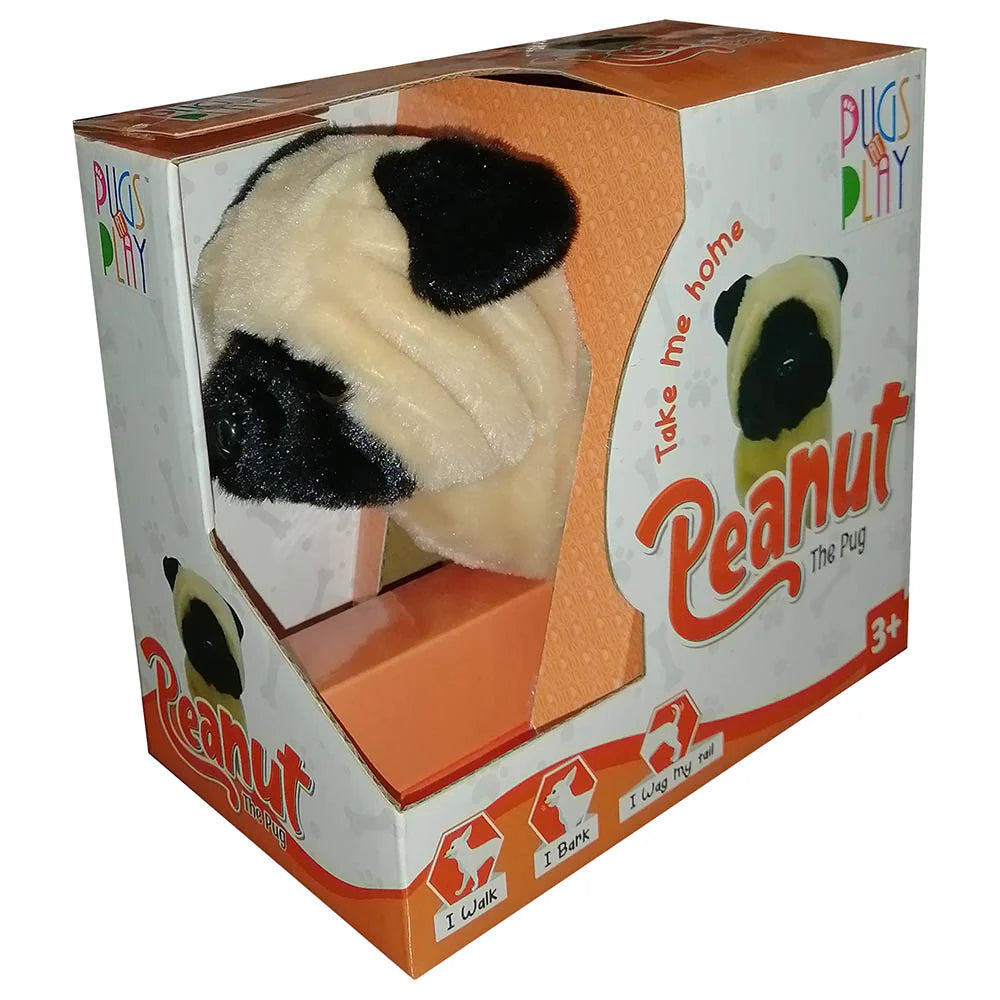 دمية Pugs At Play Peanut the Pug - لعبة تفاعلية للأطفال