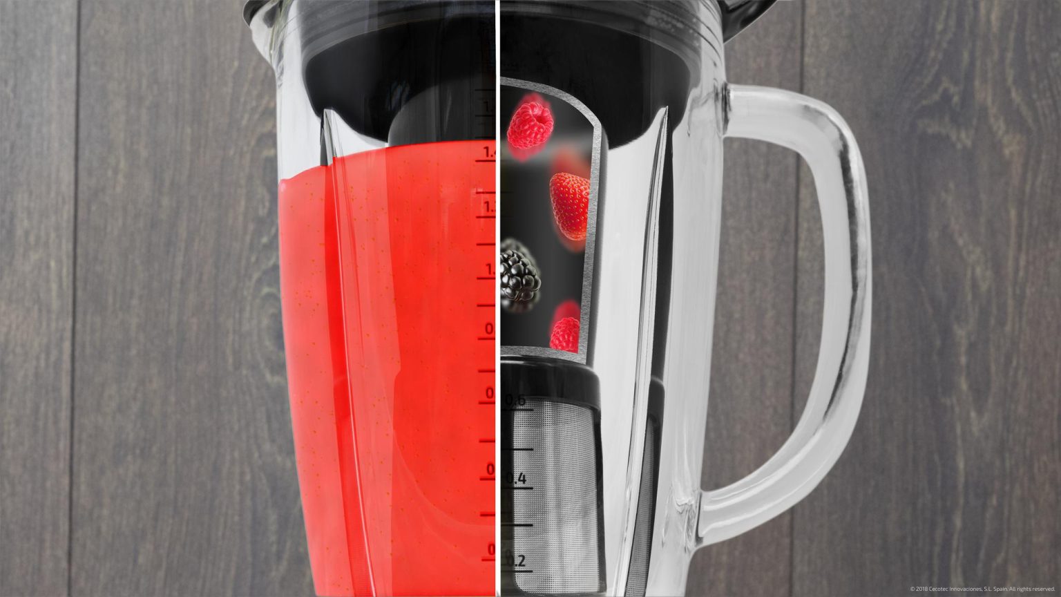 خلاط Cecotec Power 2500MAX تيتيانيوم 1.8 لتر 