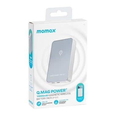 Momax Q.Mag Power 7 Magnetic Wireless Charging Power Bank 10000mah