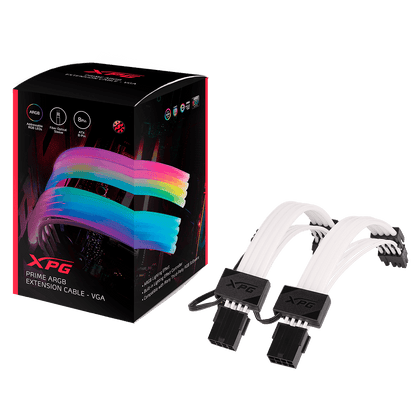 XPG Prime ARGB 8 PIN (6+2) VGA Extension Cable (ARGBEXCABLE-VGA-BKCWW)