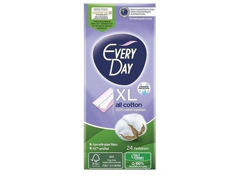 EveryDay All Cotton Extra Long Pads 24 pcs | Ultra Protection