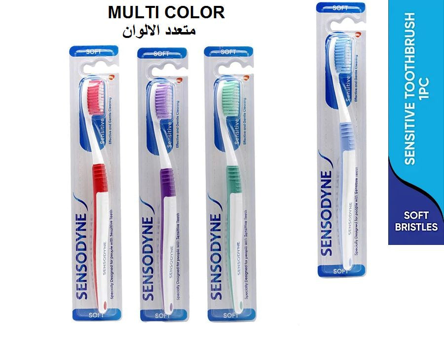Sensodyne Soft Toothbrush for Sensitive Teeth – Multi Color Sensodyne Soft Toothbrush for Sensitive Teeth – Multi Color