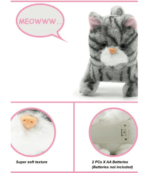 دمية Pugs At Play Zoe - قطة تمشي تفاعلية للأطفال