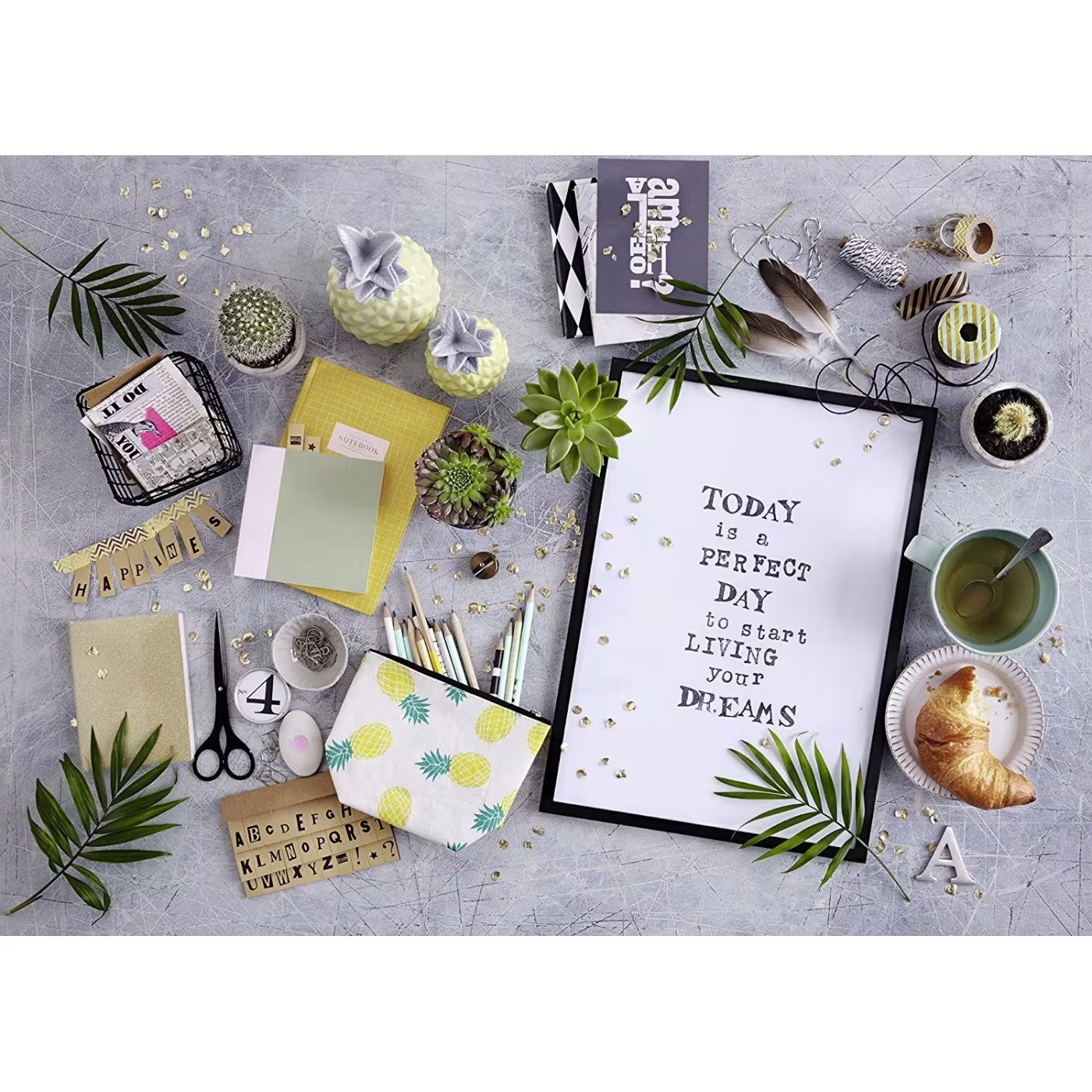 أحجية Ravensburger 1000 قطعة - ابدأ عيش حلمك