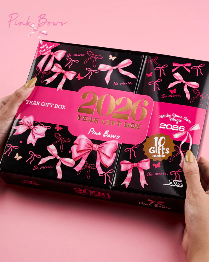Mofkera Agenda Gift Set 2026 – Pink Bows - Pre Order Mofkera Agenda Gift Set 2026 – Pink Bows - Pre Order