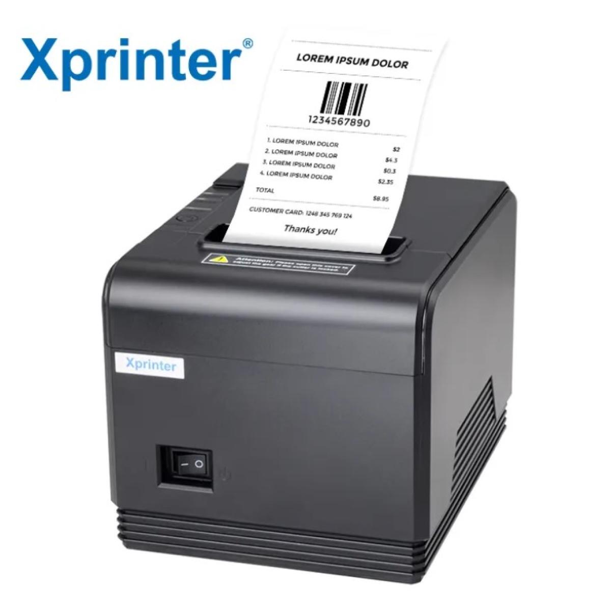طابعة الإيصالات الحرارية Xprinter XP-Q800 | USB وLAN