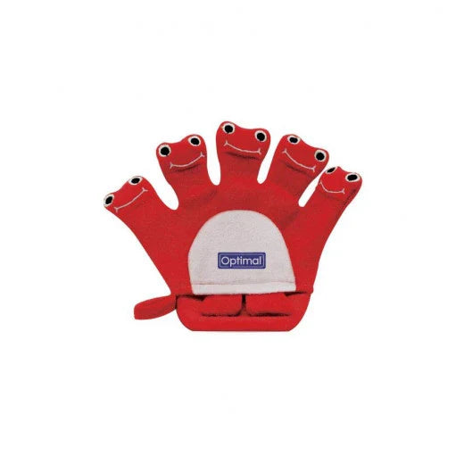 فُرشة استحمام للأطفال – Optimal حمراء وآمنة