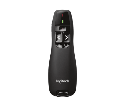 جهاز عرض لاسلكي Logitech R400، جهاز عرض لاسلكي مع مؤشر ليزر 