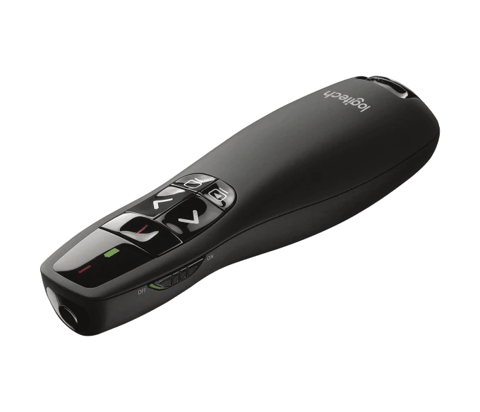 جهاز عرض لاسلكي Logitech R400، جهاز عرض لاسلكي مع مؤشر ليزر 
