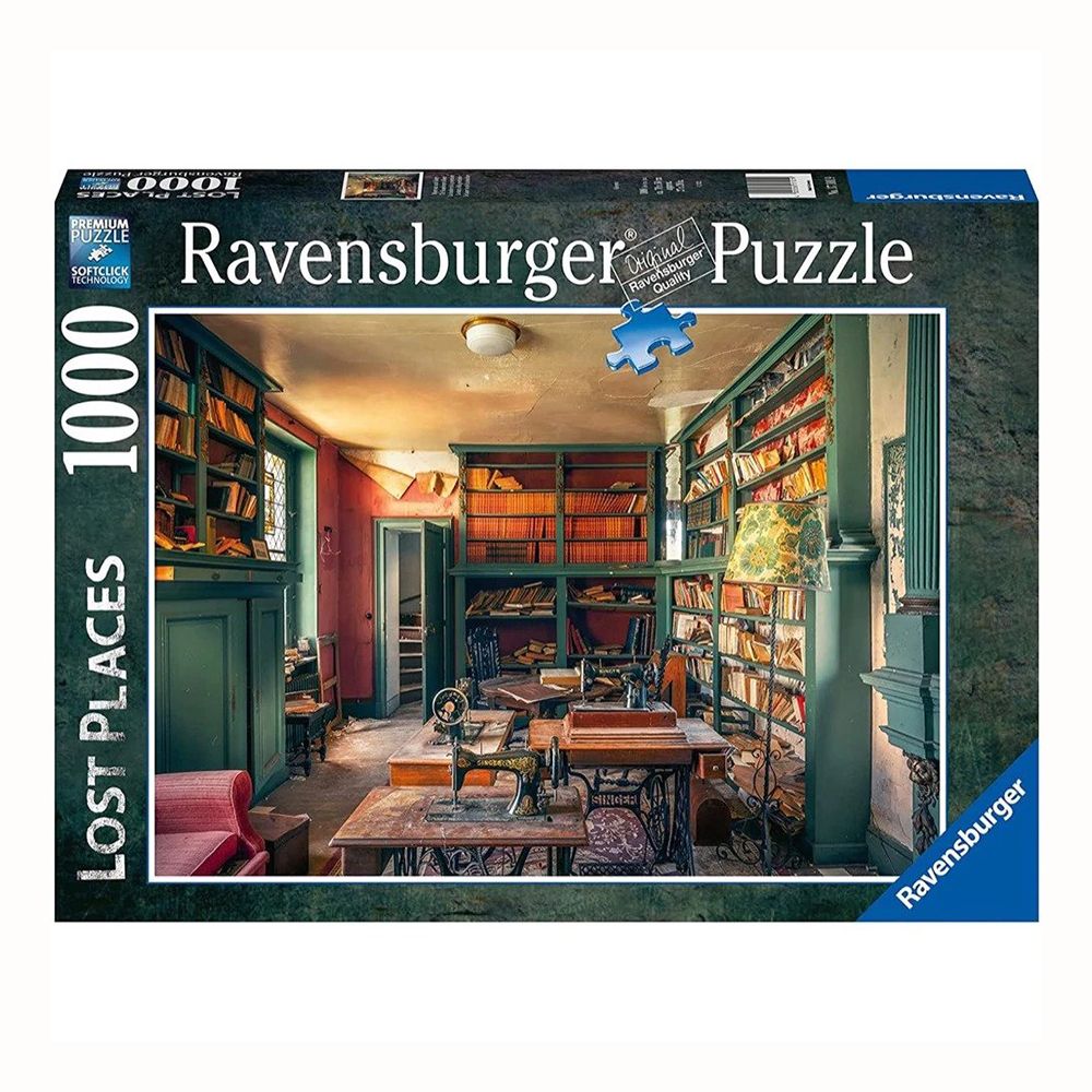 أحجية Ravensburger 1000 قطعة - مكتبة سينجر