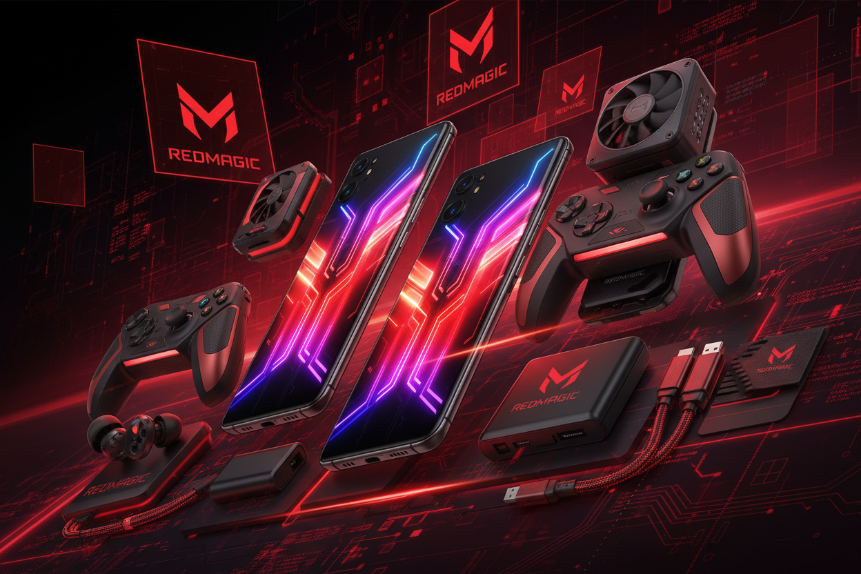 اعمل صورة لمنتجات REDMAGIC باستخدام المنتجات يلي بالرابط https://jo-cell.com/collections/redmagic