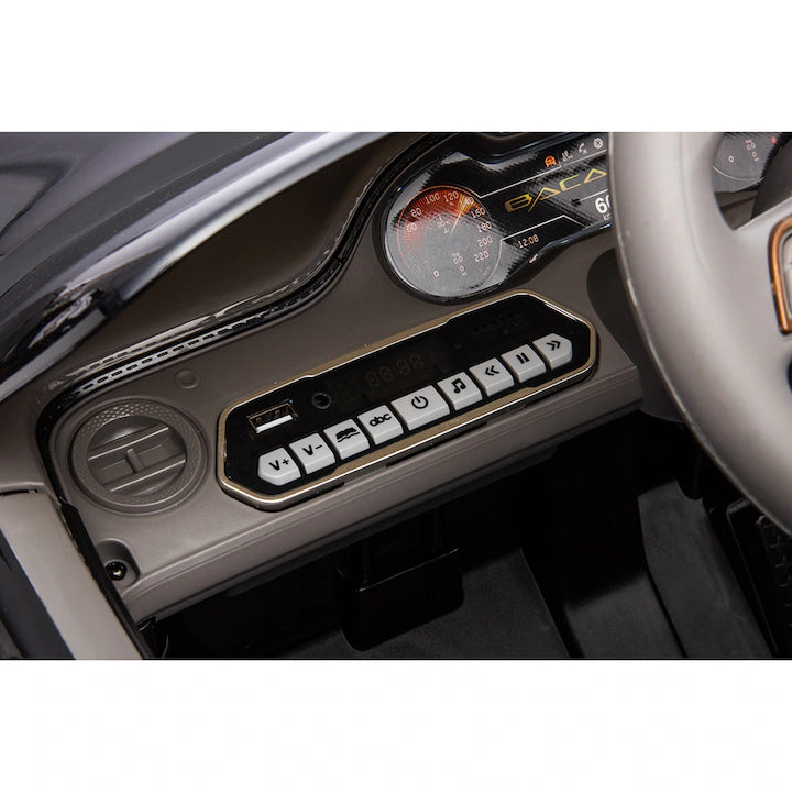 سيارة كهربائية للأطفال – Bentley Bacalar فاخرة باللون الأسود