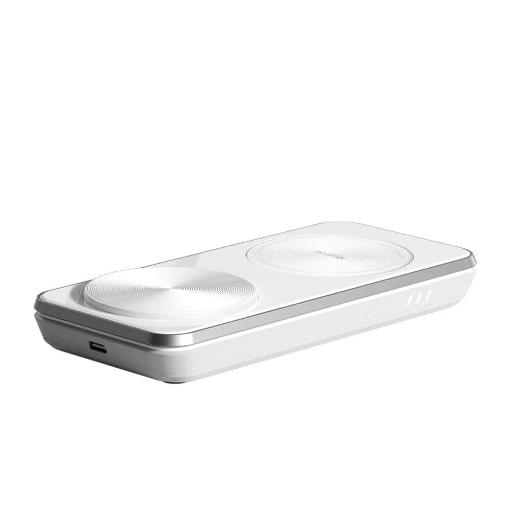 Mcdodo 3in1 Foldable Magnetic Wireless Charger and Stand - White Mcdodo 3in1 Foldable Magnetic Wireless Charger and Stand - White