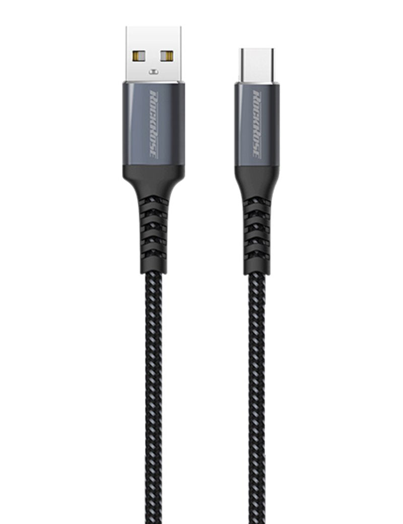 Rock Rose Powerline AC 3A 1M Fast Charge & Data Type-C Cable