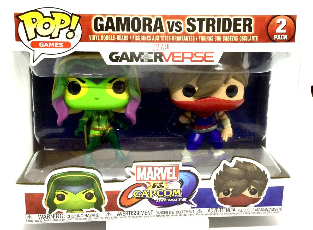Funko Pop! Games: Marvel Vs. Capcom 2PK - Gamora Vs. Strider