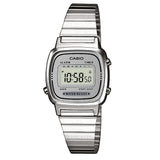 Casio Women's LA670WA-7 Silver Tone Digital Retro Watch