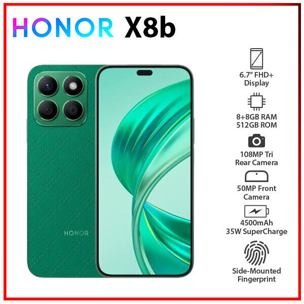 HONOR X8b - 16GB (8+8) / 512GB