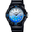 Casio LRW-200H-2E Analog Ladies Round Dial Fashionable diver design Resin Strap Date Quartz Watch