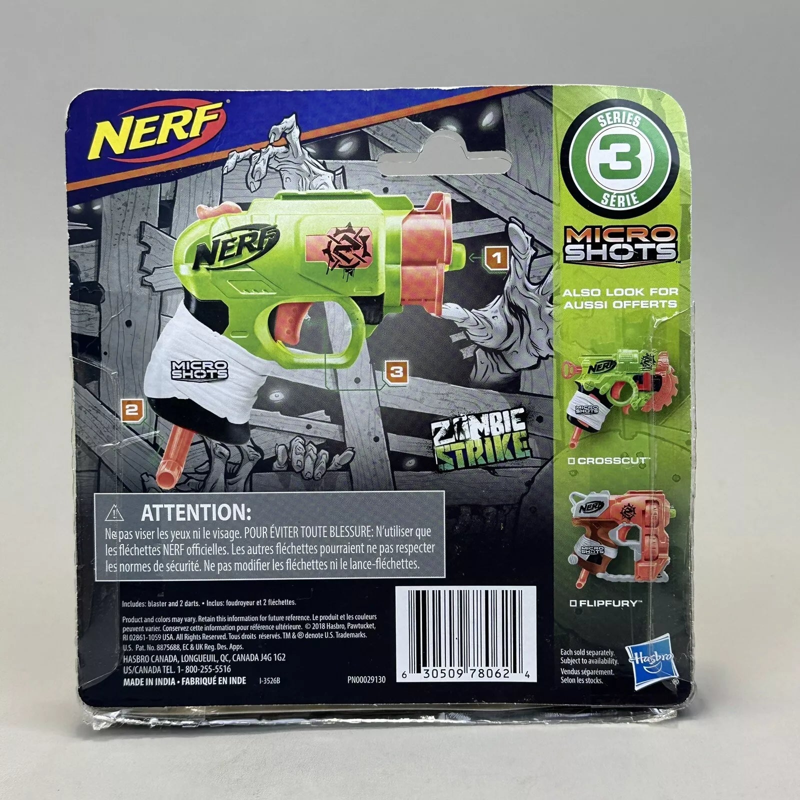 Hasbro Nerf MicroShots Zombie Strike Doublestrike Hasbro Nerf MicroShots Zombie Strike Doublestrike