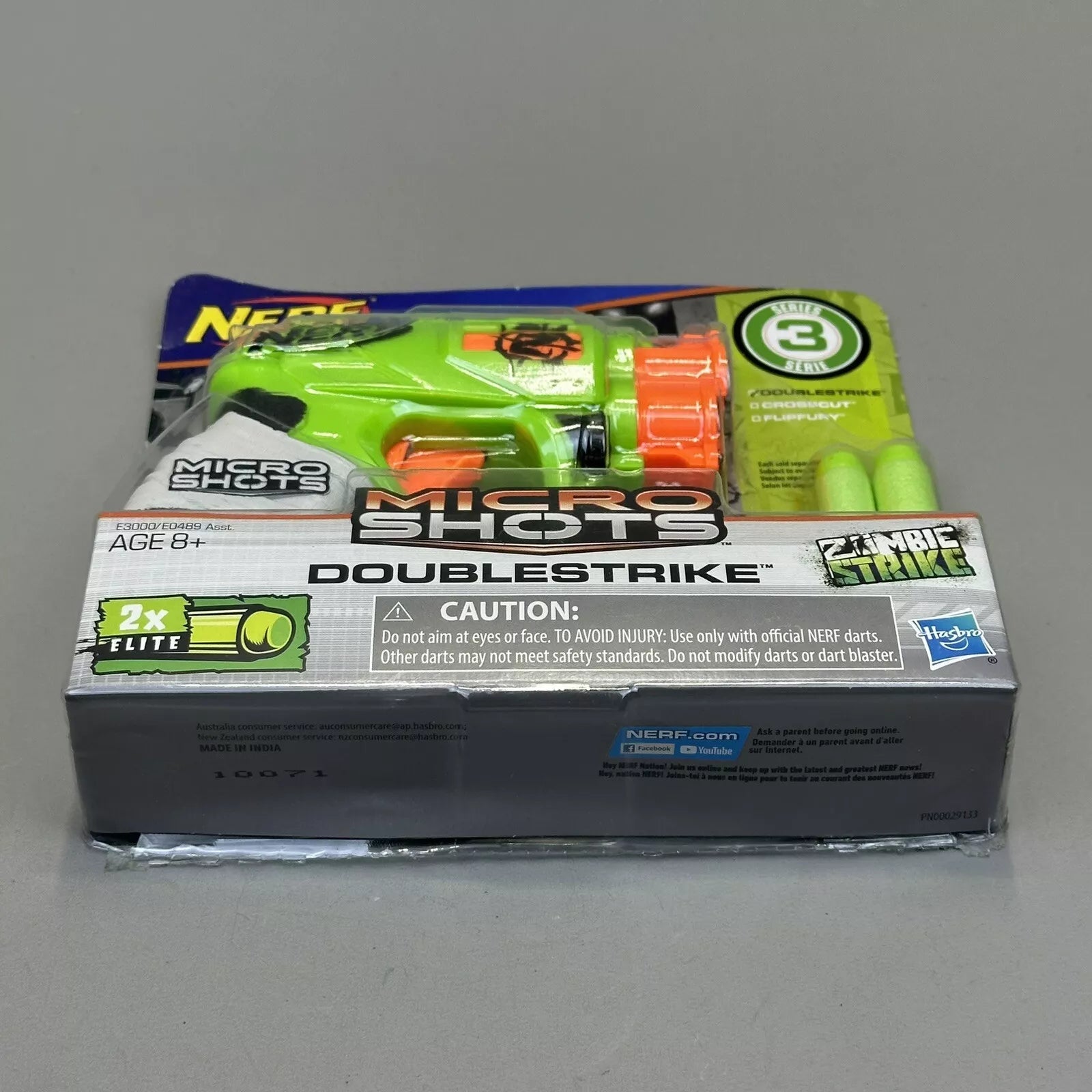 Hasbro Nerf MicroShots Zombie Strike Doublestrike Hasbro Nerf MicroShots Zombie Strike Doublestrike