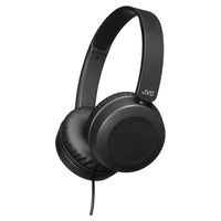 JVC Foldable Lightweight On-Ear Headphones with Mic – Black