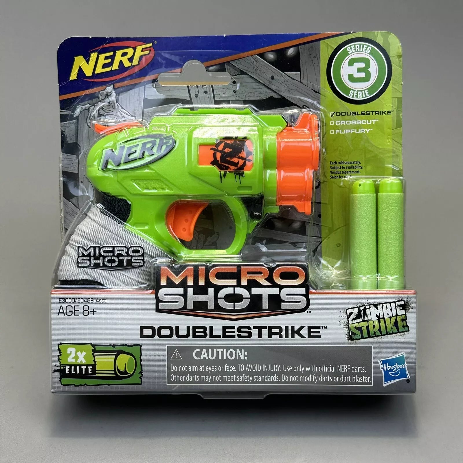 Hasbro Nerf MicroShots Zombie Strike Doublestrike Hasbro Nerf MicroShots Zombie Strike Doublestrike