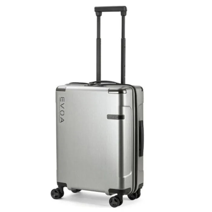 SAMSONITE EVOA Spinner 81cm Expandable – Brushed Silver Luggage SAMSONITE EVOA Spinner 81cm Expandable – Brushed Silver Luggage