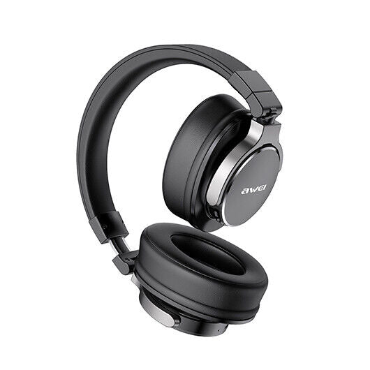 AWEI Wireless Over-Ear Foldable Headphone with ANC - Black AWEI Wireless Over-Ear Foldable Headphone with ANC - Black