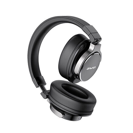 AWEI Wireless Over-Ear Foldable Headphone with ANC - Black