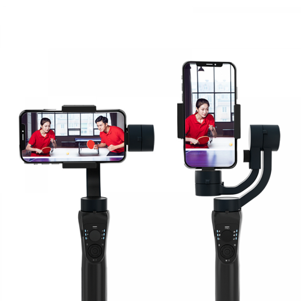 Wiwu 3-axis handheld smartphone gimbal stabilizer phone holder - black