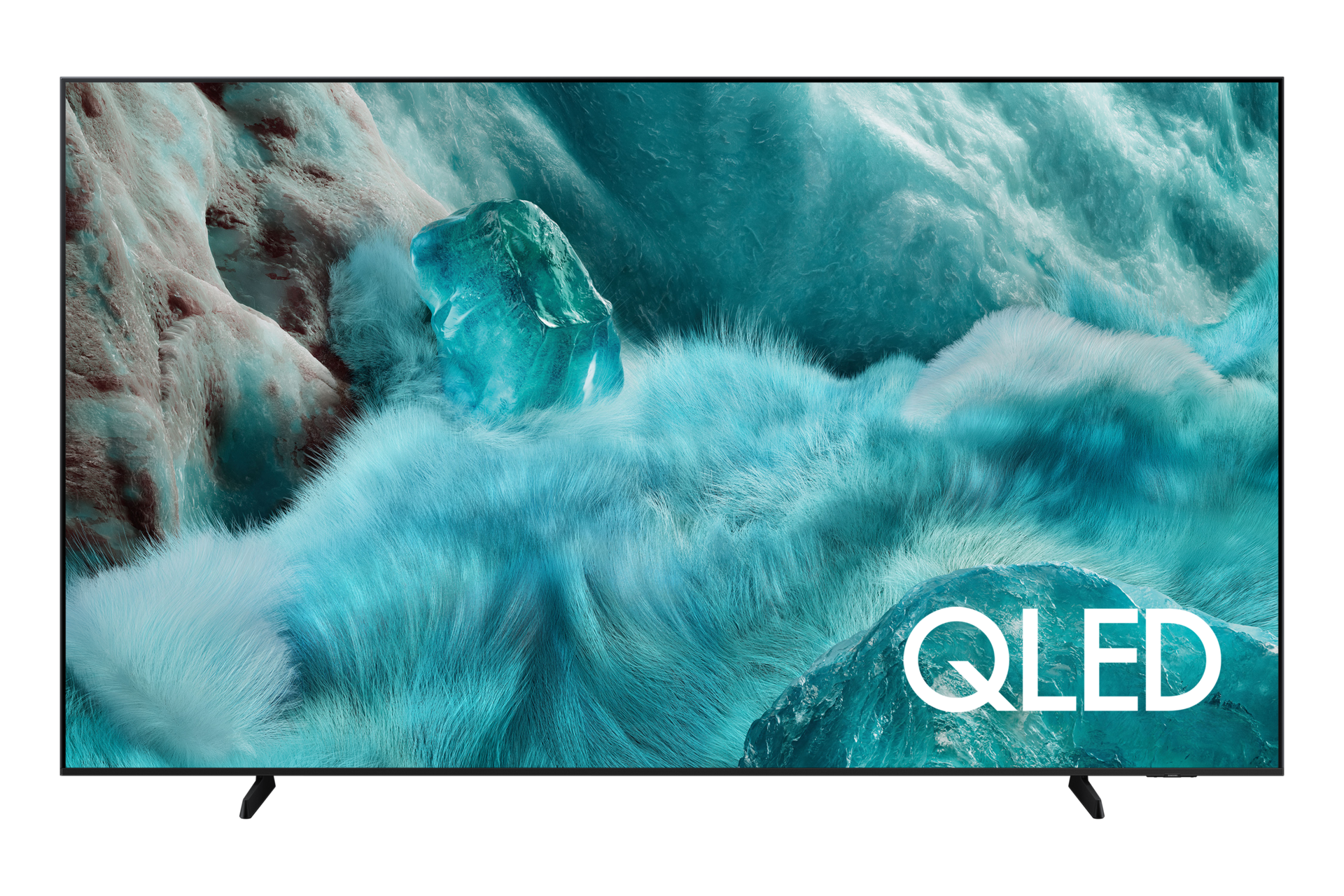 Samsung QA98Q7FAAUXTW 98 inch QLED 4K Smart TV Black — Front View