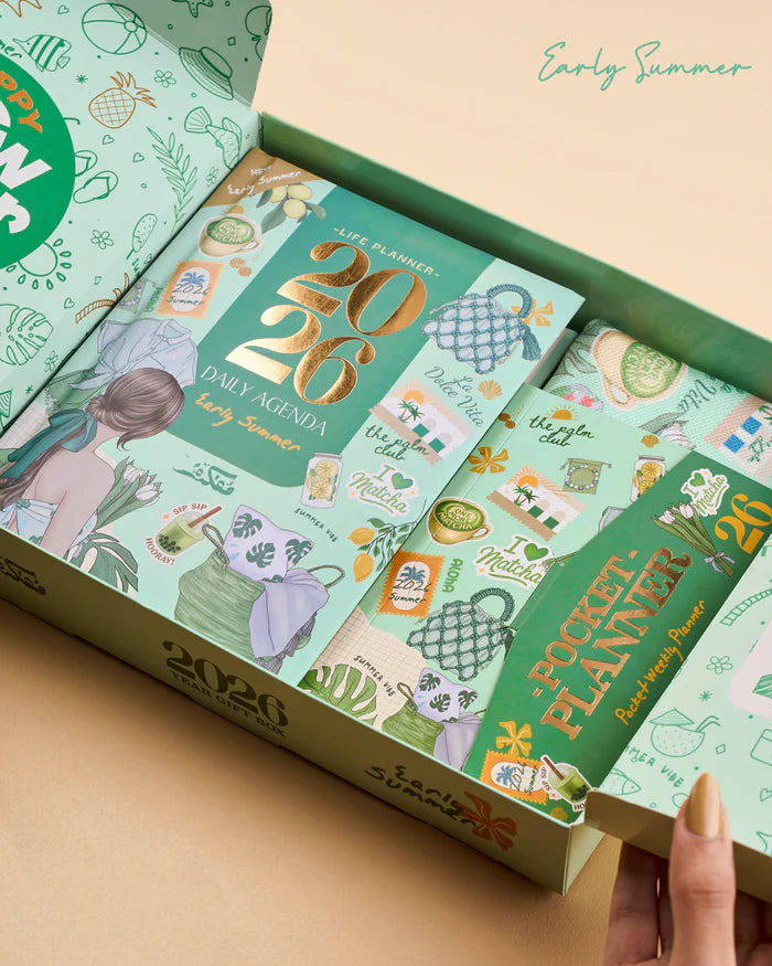Mofkera Agenda Gift Set 2026 - Early Summer - Pre Order Mofkera Agenda Gift Set 2026 - Early Summer - Pre Order