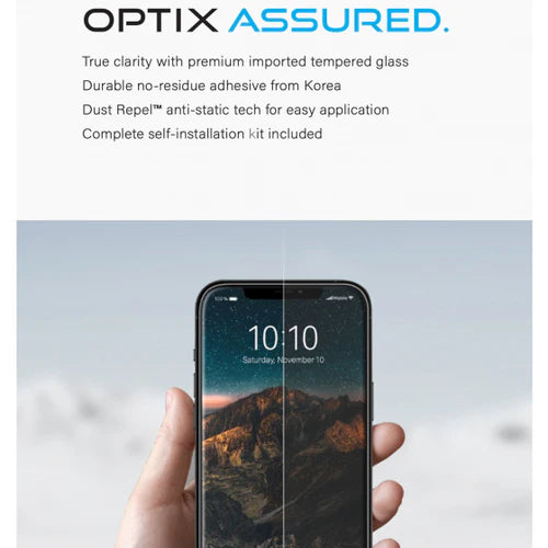 UNIQ OPTIX Privacy Glass for iPhone 13 / 13 Pro