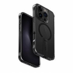UNIQ HYBRID IPHONE 16 PRO (2024) 6.3 MAGCLICK CHARGING ELEVA WITH VERTICAL STAND - CARBON