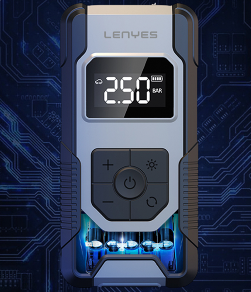 Lenyes LCI201 Smart Car Air Compressor – Fast & Portable
