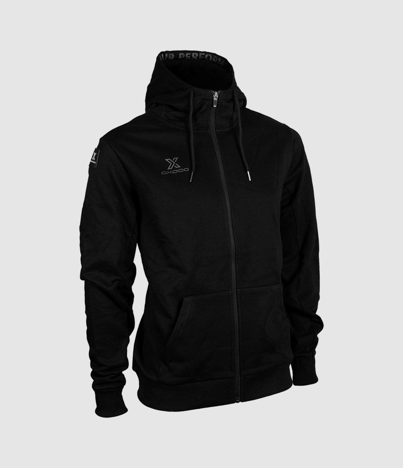 SEATTLE ZIP HOODIE أسود – هودي بسحاب مريح وعصري