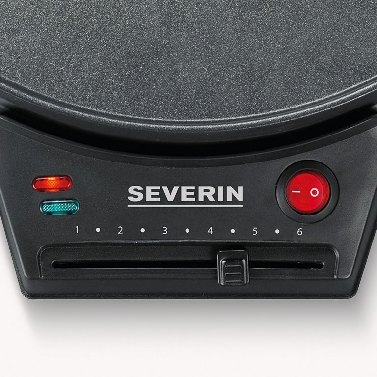 Severin 1000W Crêpe Maker - Non-Stick Surface