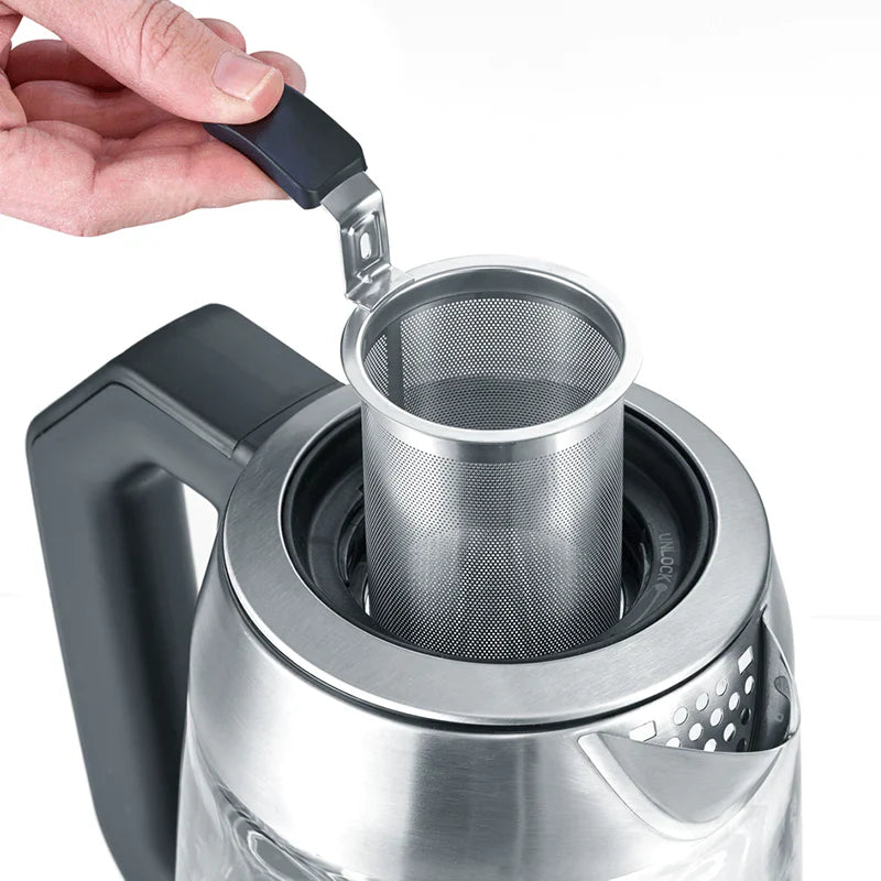 Severin Glass Tea Kettle 1.7L, 2200W, Adjustable Temperature Severin Glass Tea Kettle 1.7L, 2200W, Adjustable Temperature