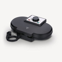Severin Double Waffle Maker - Non-Stick & Space-Saving Design