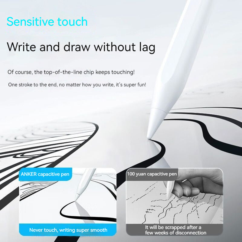 Anker Pencil Pro Magnetic Stylus for iPad Precision Creativity White