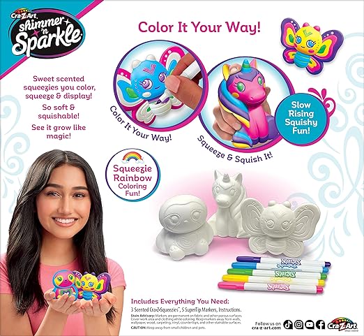 Shimmer N Sparkle Color Your Own Squeezie Fun SNS-65586